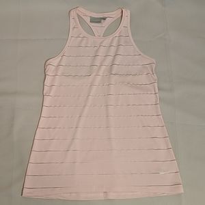 Athleta Striped Mesh Chi Tank NWOT